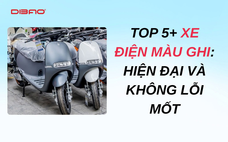Top 5+ xe điện màu ghi: Hiện đại và không lỗi mốt